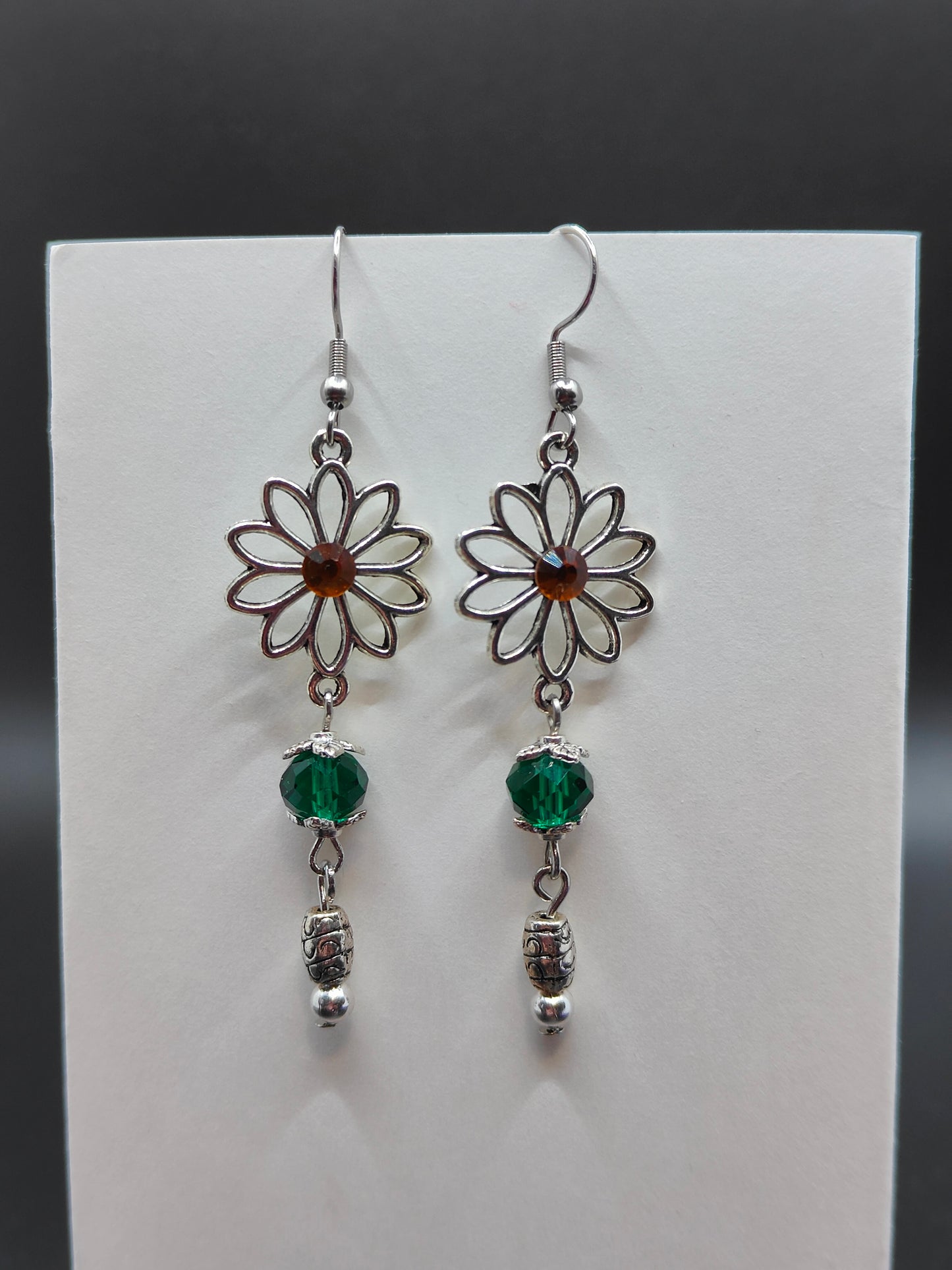 Sunflower Dangle Earrings