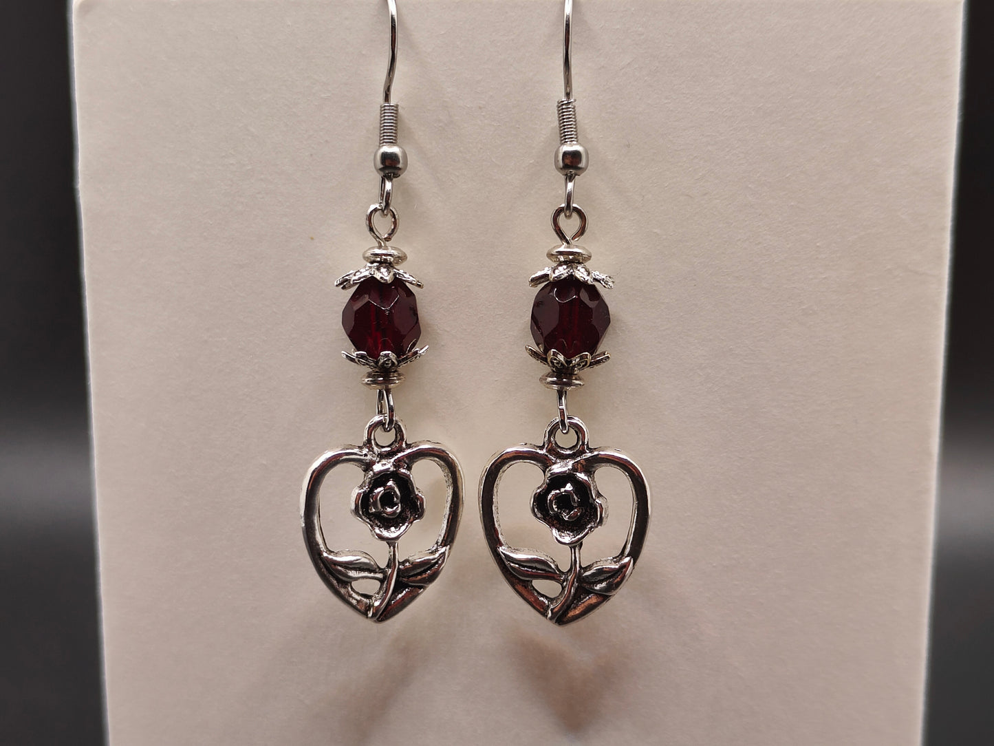 Heart of a Rose Earrings