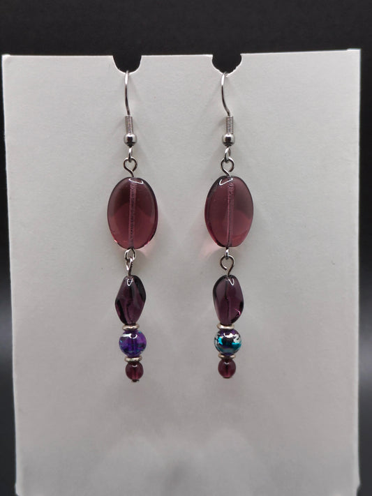 Very Purple Dangle Earrings